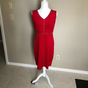 Faux suede Sheath dress